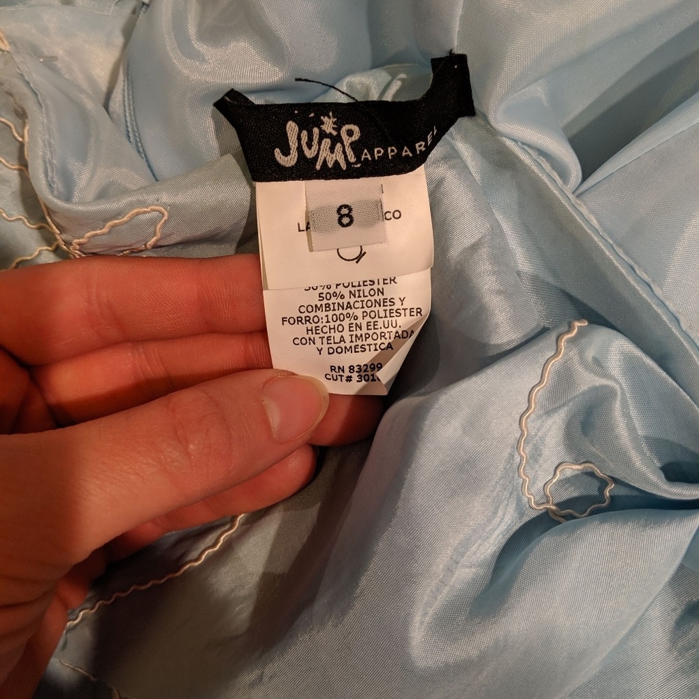 Blue strapless dress 👗 - Picture 7 of 8